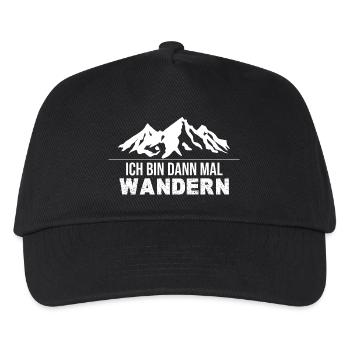 I'll go hiking then - Kids’ Baseball Cap - black - Front