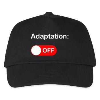 Adaptation OFF - Casquette de baseball Enfant - noir - Devant