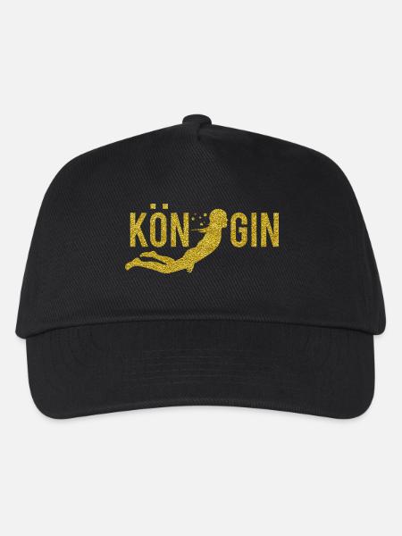 Königin Sportart Schwimmen Tauchen - Kinder Basecap - Schwarz
