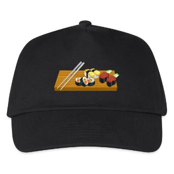 Sushi - Kinder Basecap - Schwarz - Vorne