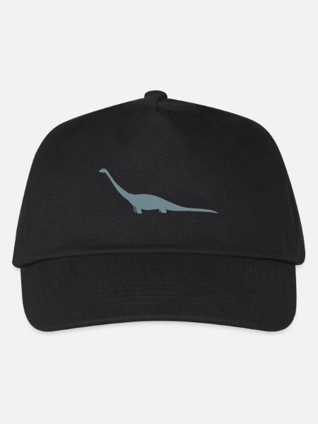 Dinosaurs: Comic Diplodocus - Kids’ Baseball Cap - black