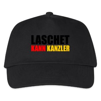 Laschet kann kanzler - Kinder Basecap - Schwarz - Vorne