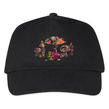 Pilze - Kinder Basecap - Schwarz - Vorne