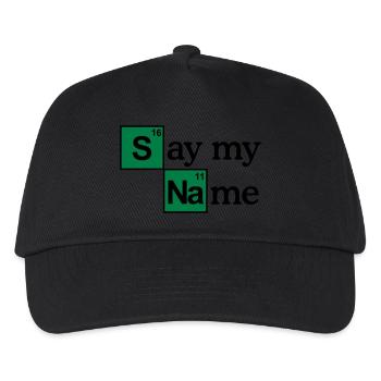Say my name - Kids’ Baseball Cap - black - Front
