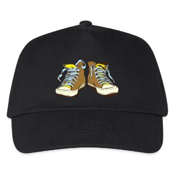Classic Sneaker Schuhe - Kinder Basecap - Schwarz - Vorne