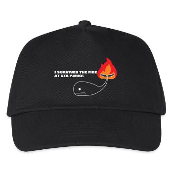Meeresparks - Kinder Basecap - Schwarz - Vorne