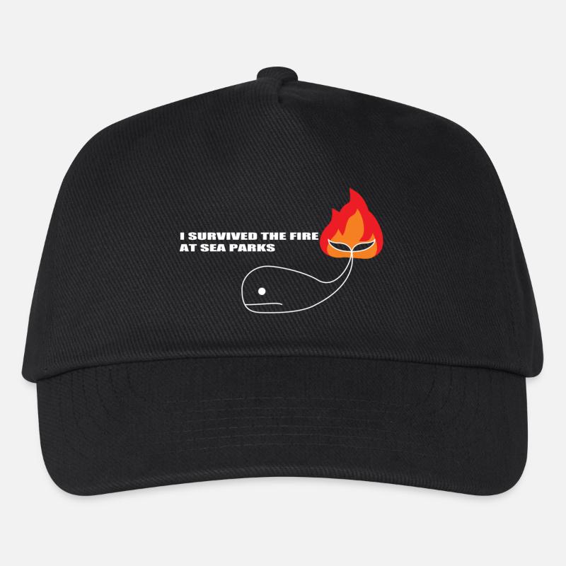Meeresparks - Kinder Basecap - Schwarz