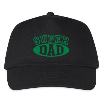 SUPER DAD - Kids’ Baseball Cap - black - Front
