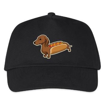 Hot Dog - Kids’ Baseball Cap - black - Front