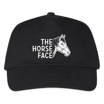 The Horse Face - Kinder Basecap - Schwarz - Vorne