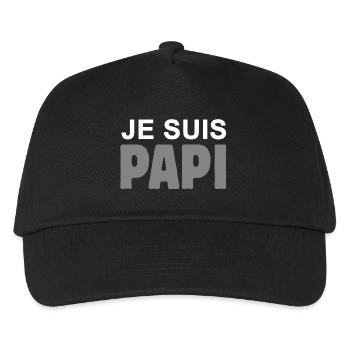 Je suis papi - Casquette de baseball Enfant - noir - Devant