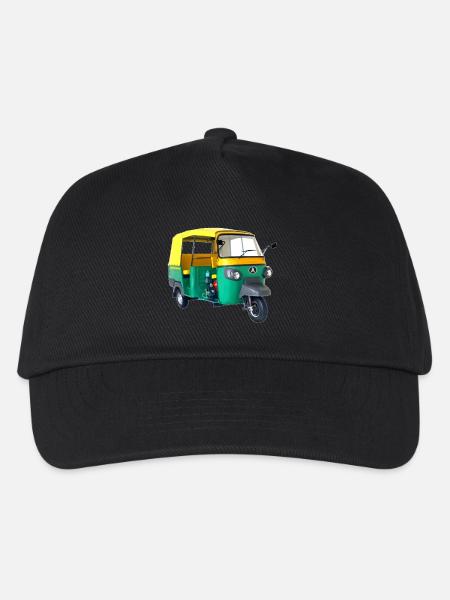 Tuk Tuk - Kinder Basecap - Schwarz
