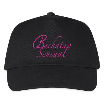 Bachata rose sensuelle - Chemises Bachata danse - Casquette de baseball Enfant - noir - Devant
