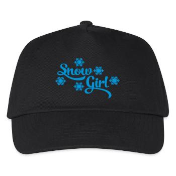 Snow Girl - Kids’ Baseball Cap - black - Front