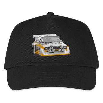 Rallye - Kinder Basecap - Schwarz - Vorne