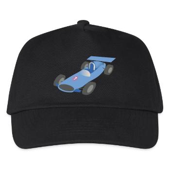 race car - Kids’ Baseball Cap - black - Front