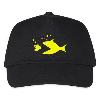 poisson - Casquette de baseball Enfant - noir - Devant