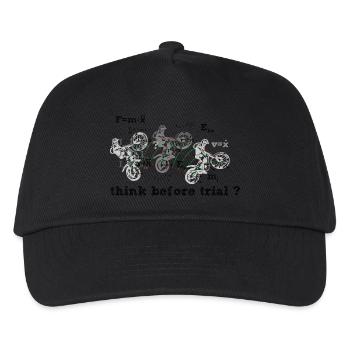 Think before trial? - Kids’ Baseball Cap - black - Front