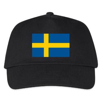 Sweden 1 Euro - Kids’ Baseball Cap - black - Front