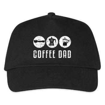 Coffee Dad Dad Caffeine Espresso Gift - Kids’ Baseball Cap - black - Front
