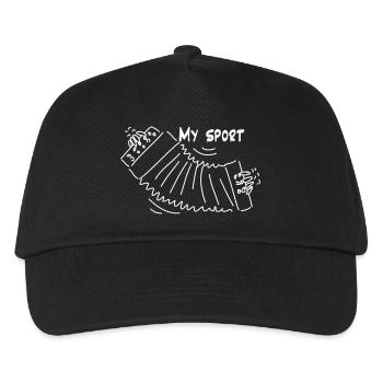 Buttonboxi - Kids’ Baseball Cap - black - Front