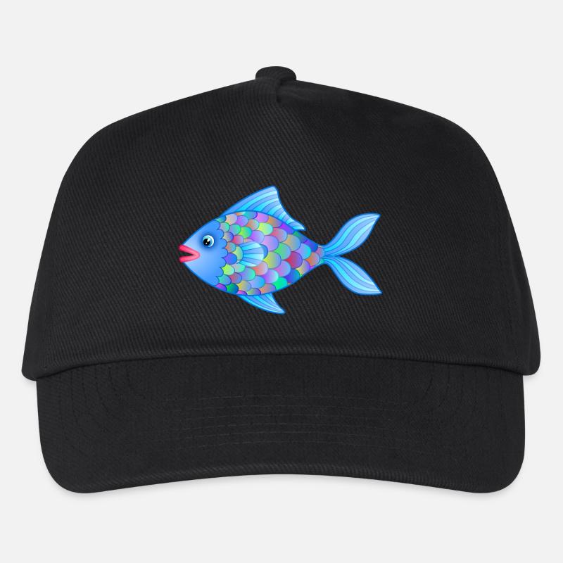 Fatty der Fisch - Kinder Basecap - Schwarz