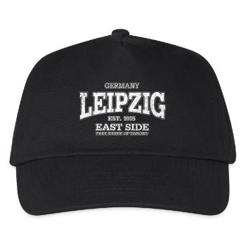Leipzig (à l'ancienne blanc) - Casquette de baseball Enfant - noir - Devant