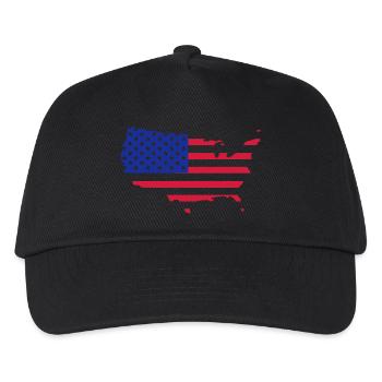 USA - Kinder Basecap - Schwarz - Vorne