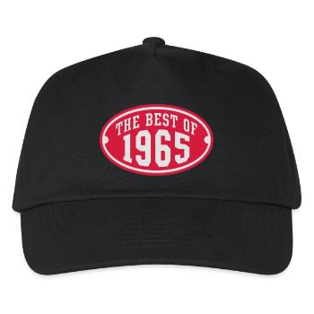 THE BEST OF 1965 2C Birthday Anniversaire - Kinder Basecap - Schwarz - Vorne