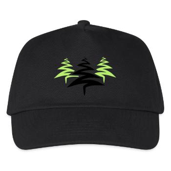 3 baeume weihnachtsbaum weihnachten nikolaus winte - Kinder Basecap - Schwarz - Vorne