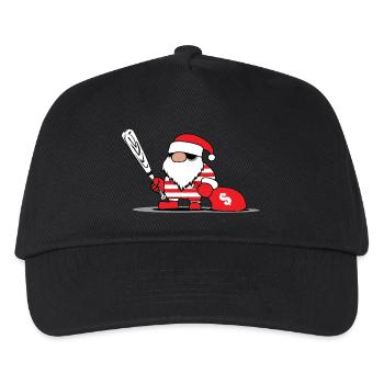 Santa Claus - Kinder Basecap - Schwarz - Vorne