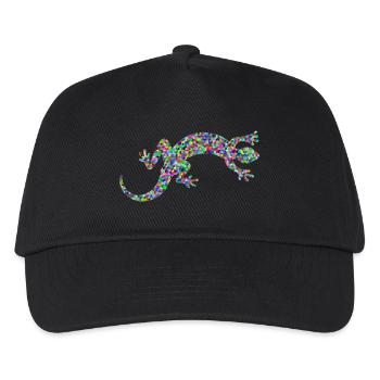Gecko, salamandre, concours de modèles - Casquette de baseball Enfant - noir - Devant