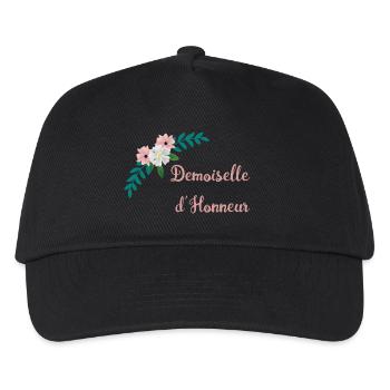 Brautjungfer - Bukolische Sammlung - Kinder Basecap - Schwarz - Vorne