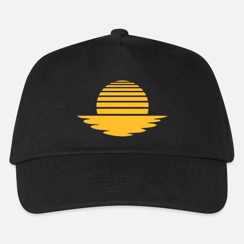 Sunrise - Kinder Basecap - Schwarz