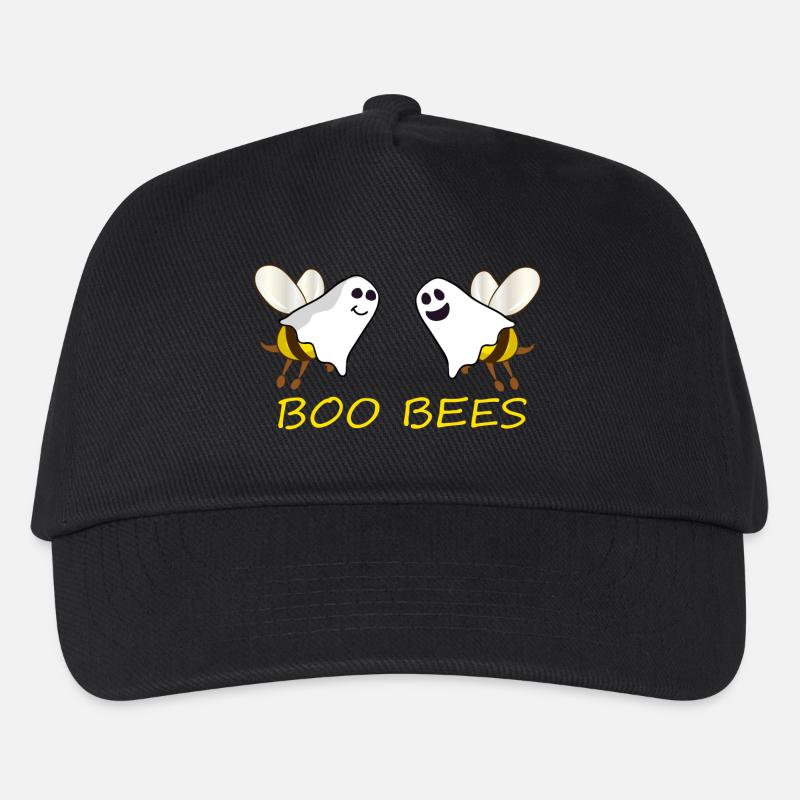Boo Bees Halloween Geister Bienen - Kinder Basecap - Schwarz