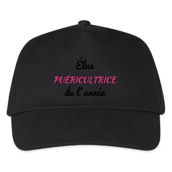 Nursery Nurse Kinderpflegerin Puéricultrice Baby - Kids’ Baseball Cap - black - Front