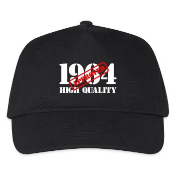 1964 / Geburtstag / Geburtstag 1964 / Qualität - Kinder Basecap - Schwarz - Vorne
