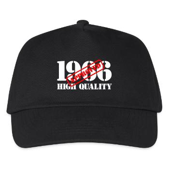 1966 / Geburtstag / Geburtstag 1966 / Qualität - Kinder Basecap - Schwarz - Vorne