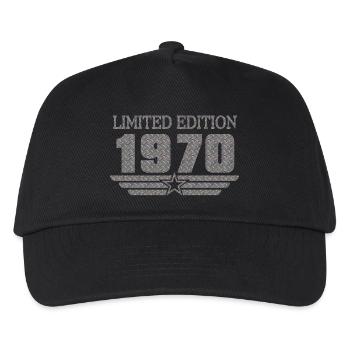 Metal 1970 LE Birthday - Kinder Basecap - Schwarz - Vorne