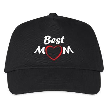 BEST MOM - for the best mom in the world - Kids’ Baseball Cap - black - Front
