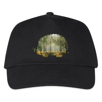 forêt 9 hérisson avec forêt - Casquette de baseball Enfant - noir - Devant