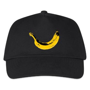 Banana * Banane - Kinder Basecap - Schwarz - Vorne