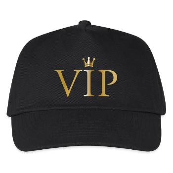 VIP - Kinder Basecap - Schwarz - Vorne