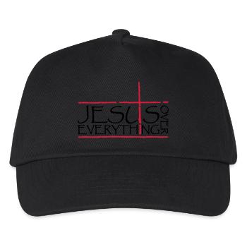 Jesus Over Everything - Kinder Basecap - Schwarz - Vorne