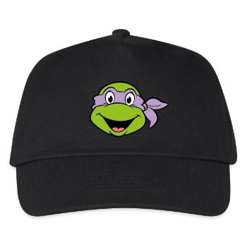 Teenage Mutant Ninja Turtles Donatello Kostüm - Kinder Basecap - Schwarz - Vorne