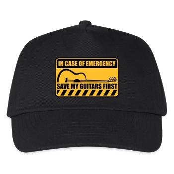 Save My Guitars First - Kinder Basecap - Schwarz - Vorne