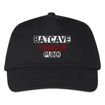 Batcave Gothic Punk - Kinder Basecap - Schwarz - Vorne