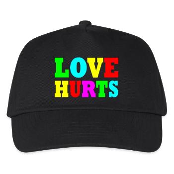 Love hurts - Kids’ Baseball Cap - black - Front