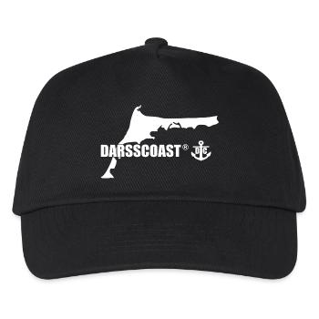 Darss Coast - Dein Statement für den Darß - Kinder Basecap - Schwarz - Vorne