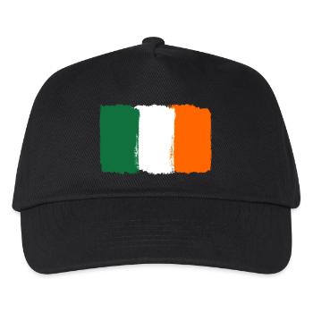 Ireland flag used look - Kids’ Baseball Cap - black - Front